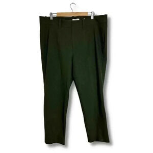 Vince Dark Green Straight Leg Pants